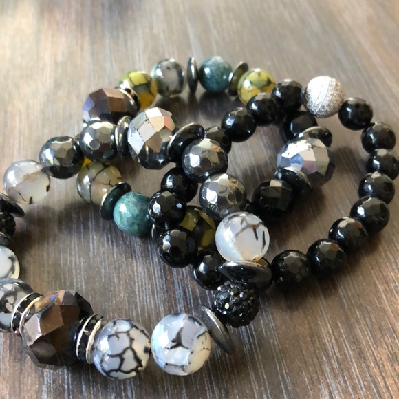 Beautiful semiprecious stone bracelets - Picture 10 of 14